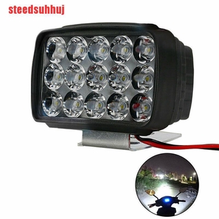 Đèn Pha LED 15 Bóng 1000LM Chuyên Dụng Cho Xe Mô Tô ATV UTV Scooter