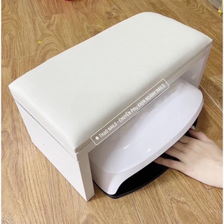Kệ kê tay lót da làm nail để bàn - phụ kiện nail