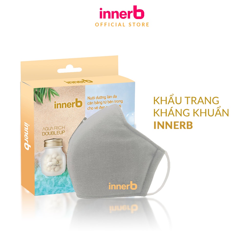 [GIFT] Combo Thực phẩm bảo vệ sức khỏe InnerB Snow White (70 viên) và Khẩu trang Innerb