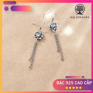 Charm bạc dây bông tay hoa sen