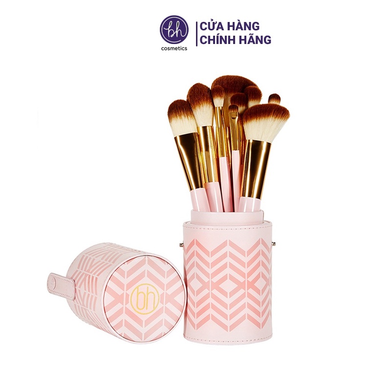 Bộ Cọ Trang Điểm Bh Cosmetics Pink Perfection 10 Piece Brush Set