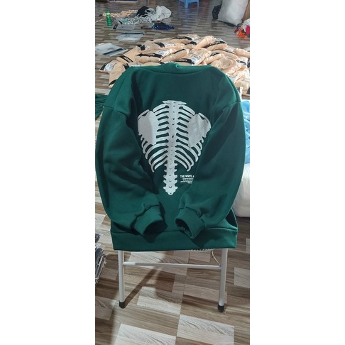 Áo hoodie xương mũ 2 lớp