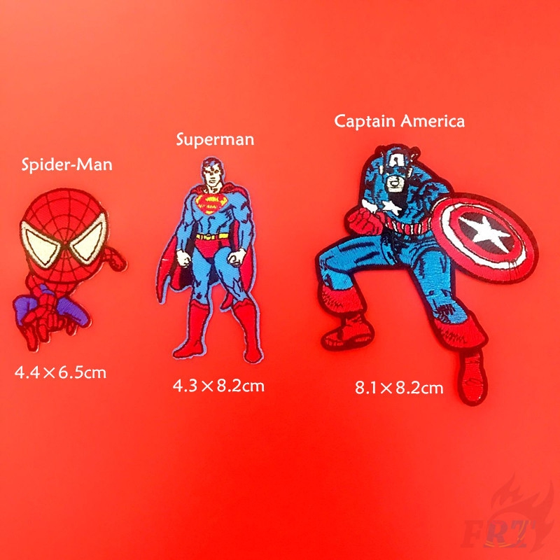 Miếng vải vá có thể ủi/thêu DIY hình siêu anh hùng Marvel &amp; DC - Series 02
