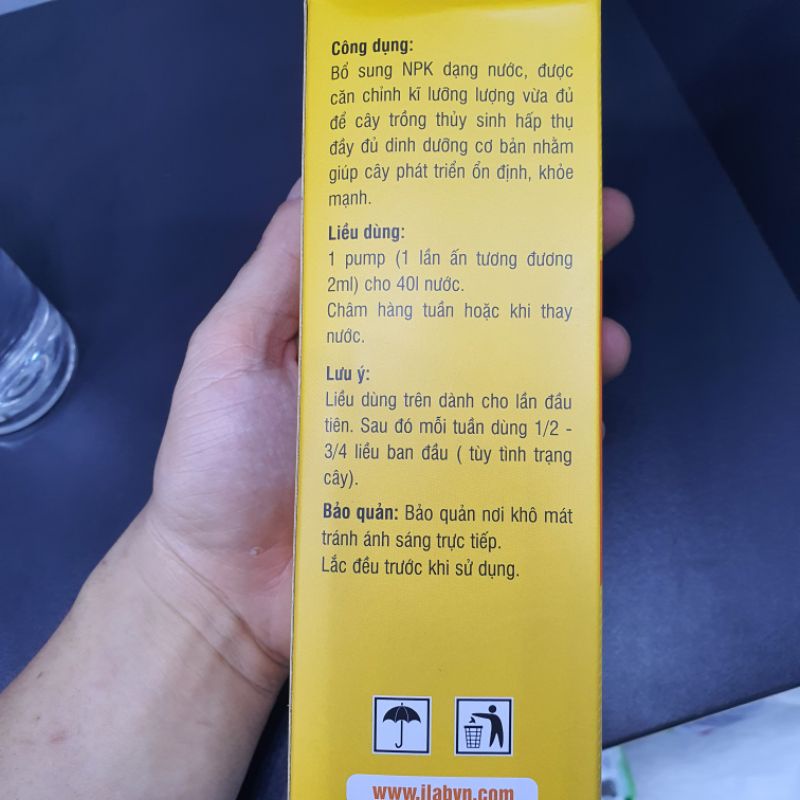 Phân Nước Thủy Sinh Dinh Dưỡng Cơ Bản JLAB (Bổ Sung NPK)