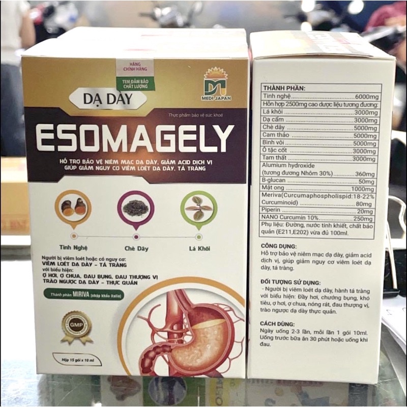 GÓI UỐNG ĐAU DẠ DÀY, Ợ CHUA, TRÀO NGƯỢC DO ĐAU DẠ DÀY ⭐️ HỘP 15 GÓI