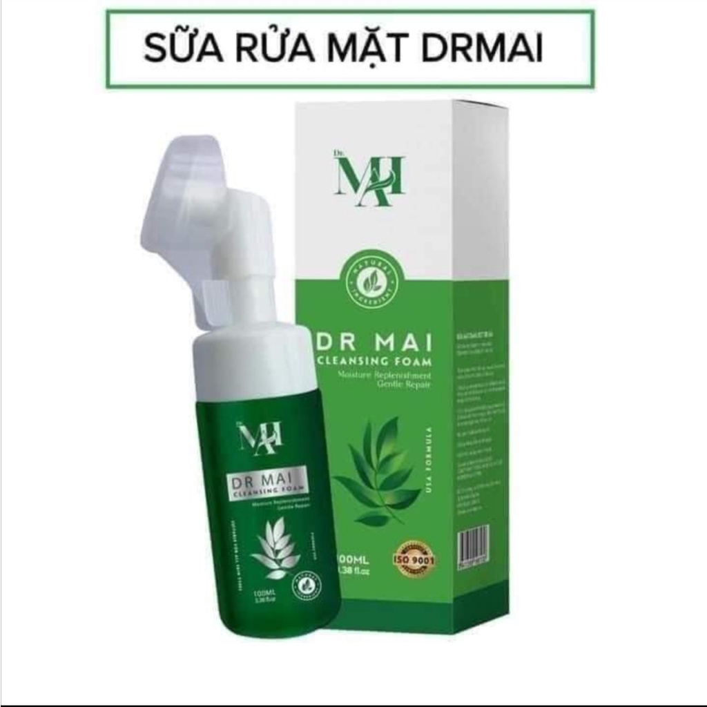Sữa rửa mặt, sữa rửa mặt Dr Mai 100ml dành cho da dầu và da nhạy cảm, sạch sâu dịu nhẹ