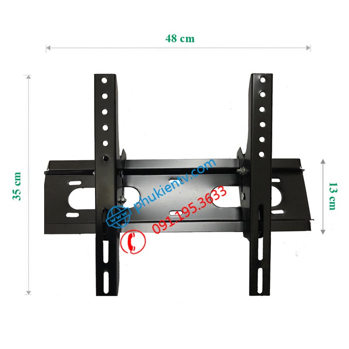 [Hàng Dày] Giá treo tivi nghiêng 26-43 inch - giá treo gật gù điều chỉnh góc nghiêng 26 - 43 inch