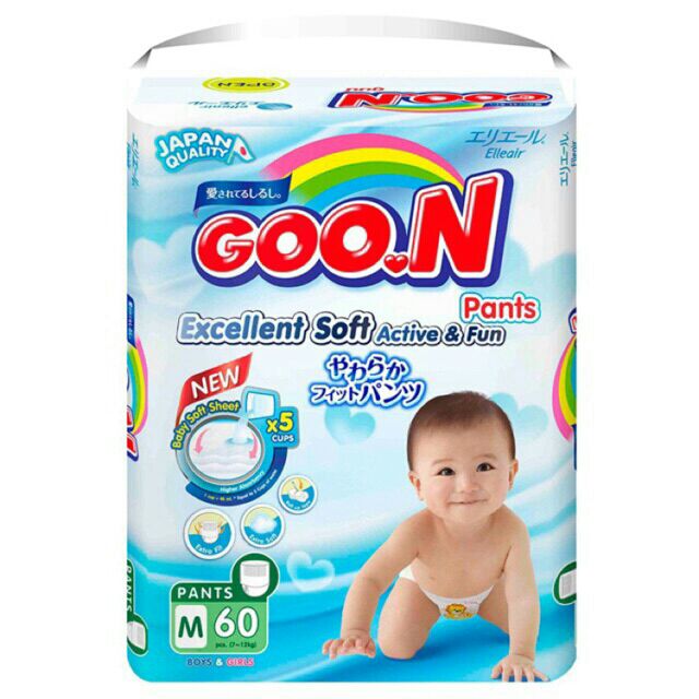 Thanh lý tã quần Goon Slim M60/L48/XL42/XXL34/XXXL26