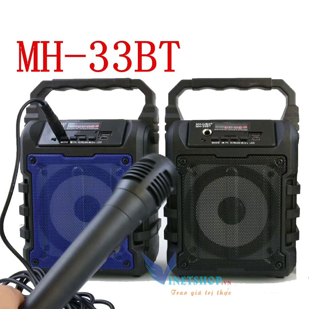 Loa Kẹo Kéo Karaoke Bluetooth Mini MH-33bt VÀ MH-59BT - Tiện lợi - Âm to - Cực đã