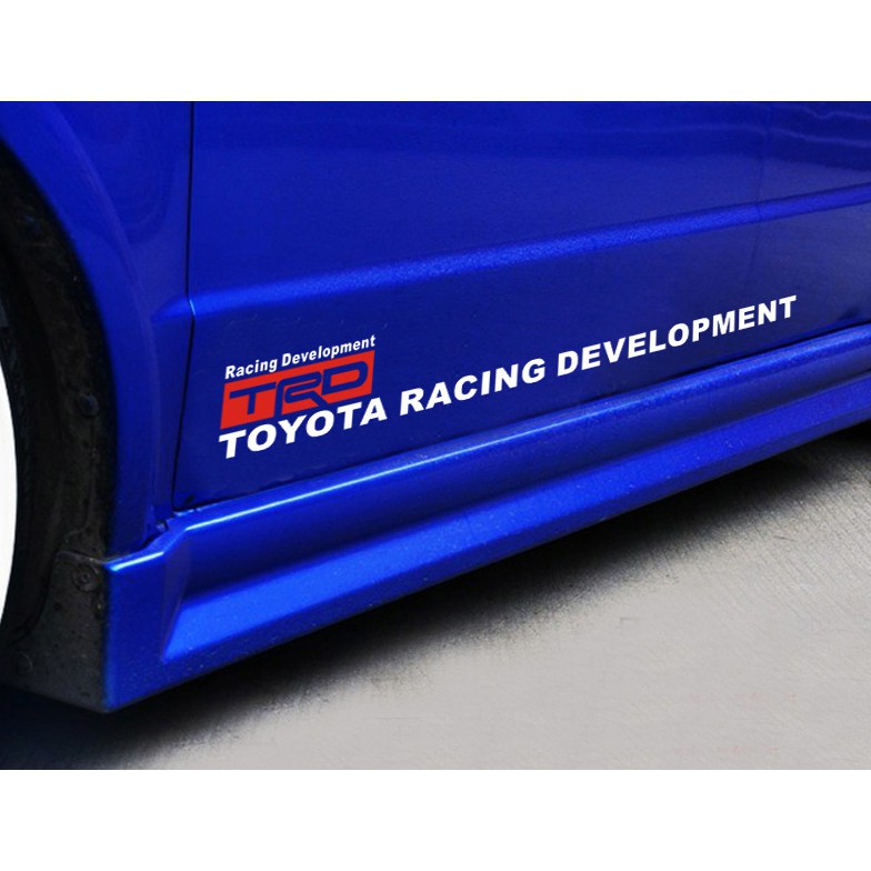 Dải Tem Dán Sườn Xe TRD Toyota Racing Development  Ms-338