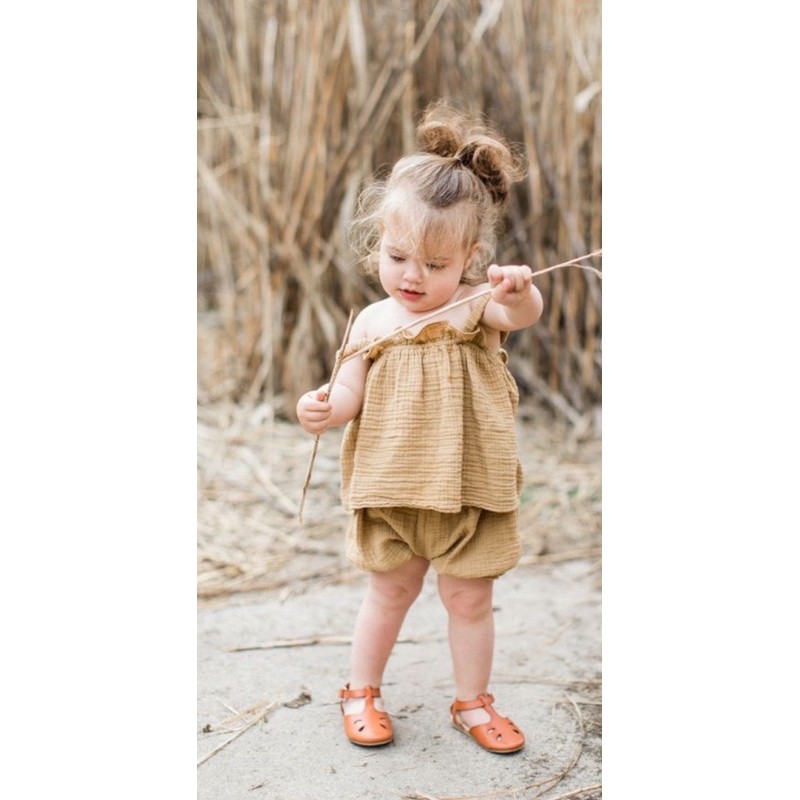Bộ Zara muslin bé gái