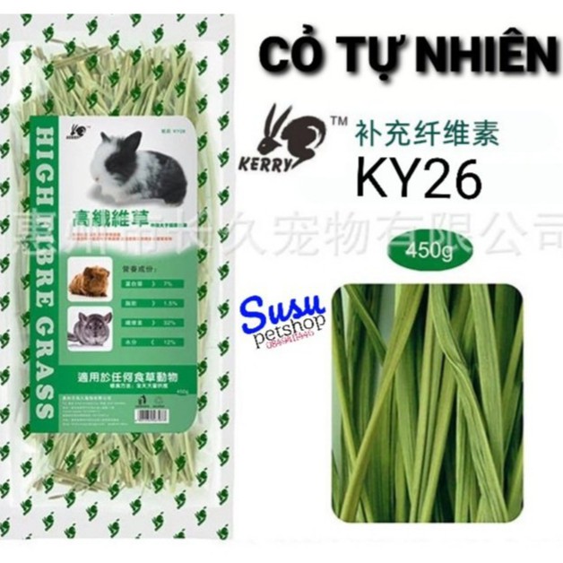 Cỏ lúa Mạch, lúa Mì Kerry cắt khúc Thơm Ngon cho Thỏ, Bọ 500gr