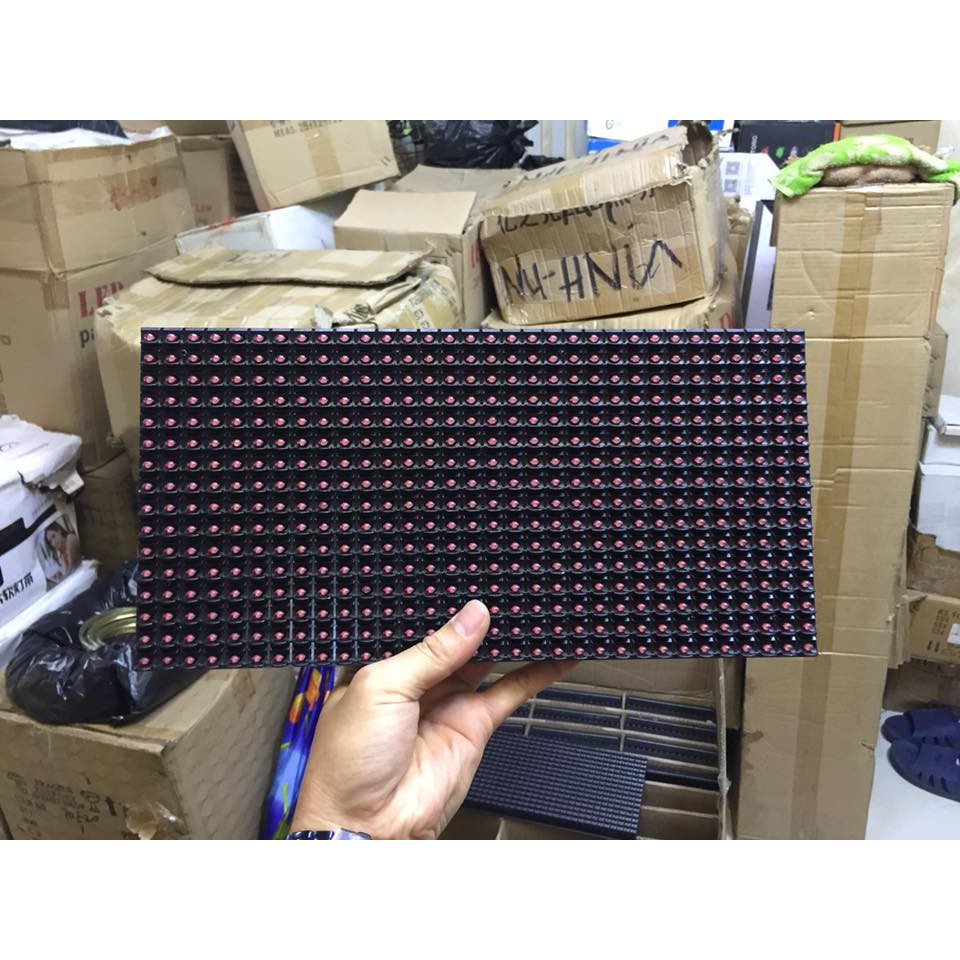 Tấm Module LED matrix P10  chính hãng Cailiang  màu đỏ ( ngoài trời )