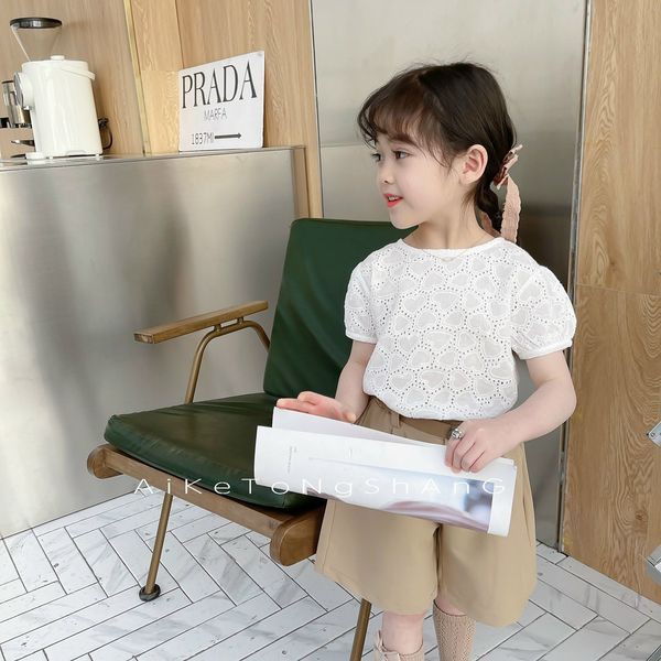 Set váy kaki mềm áo ren trắng 2085