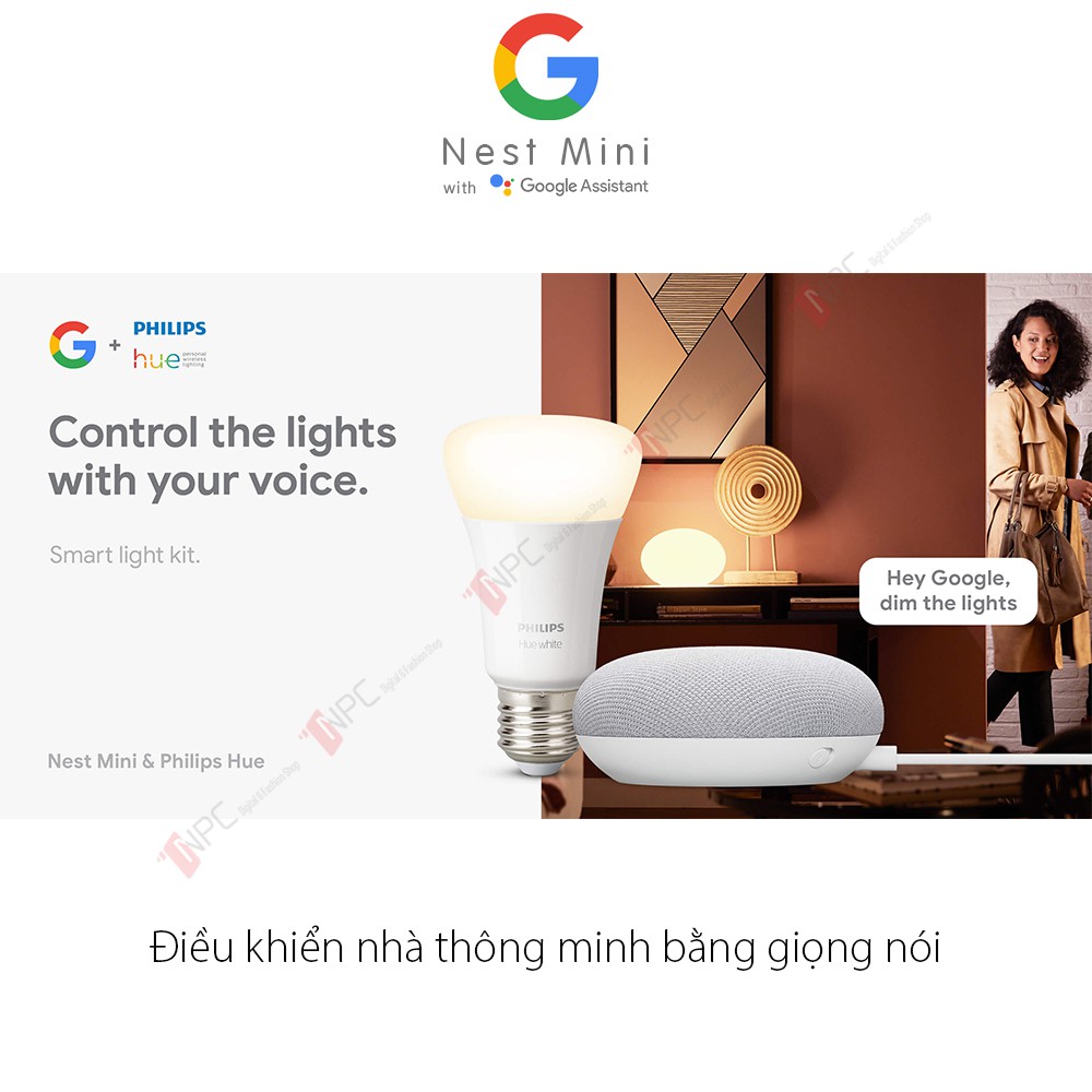 [🅲🅷Í🅽🅷 🅷Ã🅽🅶 🆂🅴🅰🅻🅱🅾🆇] Google Nest Mini (thế hệ 2), loa thông minh trợ lý ảo Google Assistant (Home Mini 2)