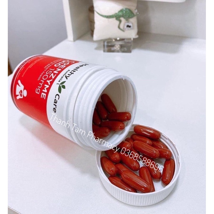 Viên uống bổ tim Coenzym Q10 150mg Healthy Care Hộp 100 viên của Úc - CoQ10