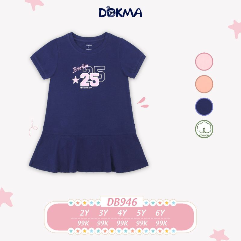 Váy bé gái Dokma 2-6Y DB946, DB1438