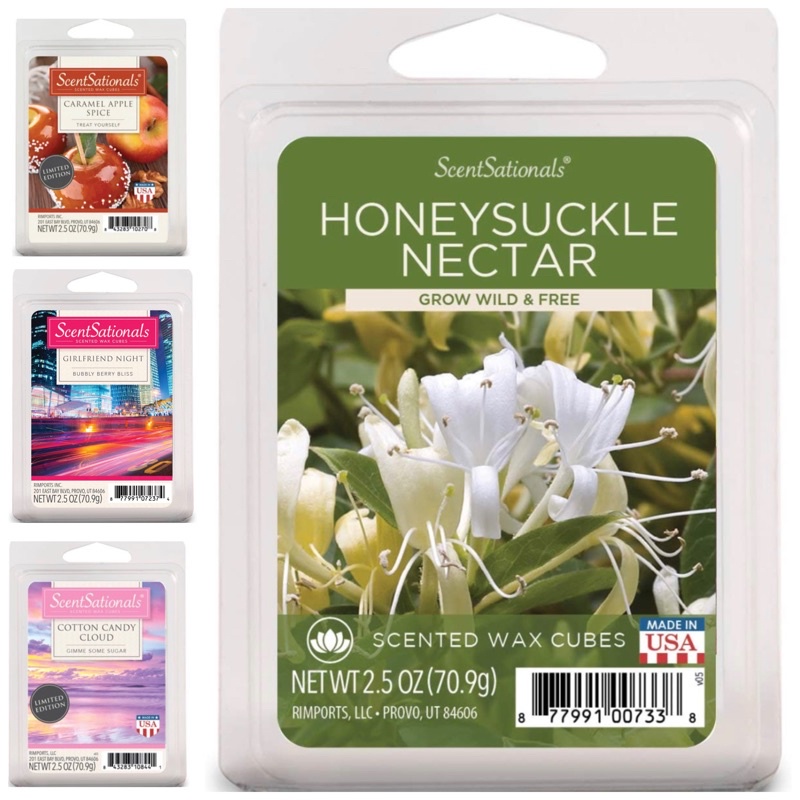Made in US wax melt Sáp thơm tan chảy hương nước hoa ScentSationals, 1 vỉ 6 viên