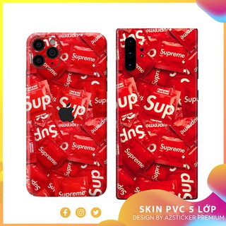 Dán Skin Superme Dure IPhone | Skin IPhone 5 Lớp Chất Liệu Cao Cấp Chống Xước, Chống Thấm, Chống Bay Màu...