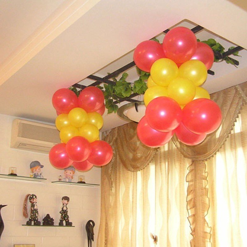 Set 100 Bong Bóng 10inch Nhiều Màu Sắc Dùng Để Trang Trí Tiệc Sinh Nhật/Tiệc Cưới
