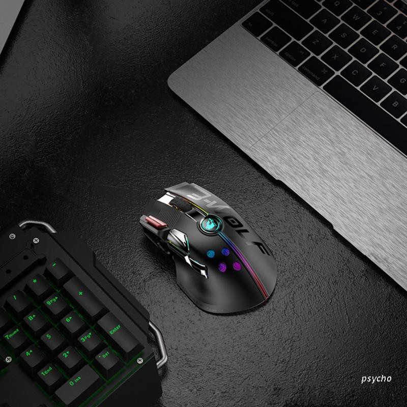 Chuột Gaming Psy X6 Không Dây 12000 Dpi Có Đèn Nền