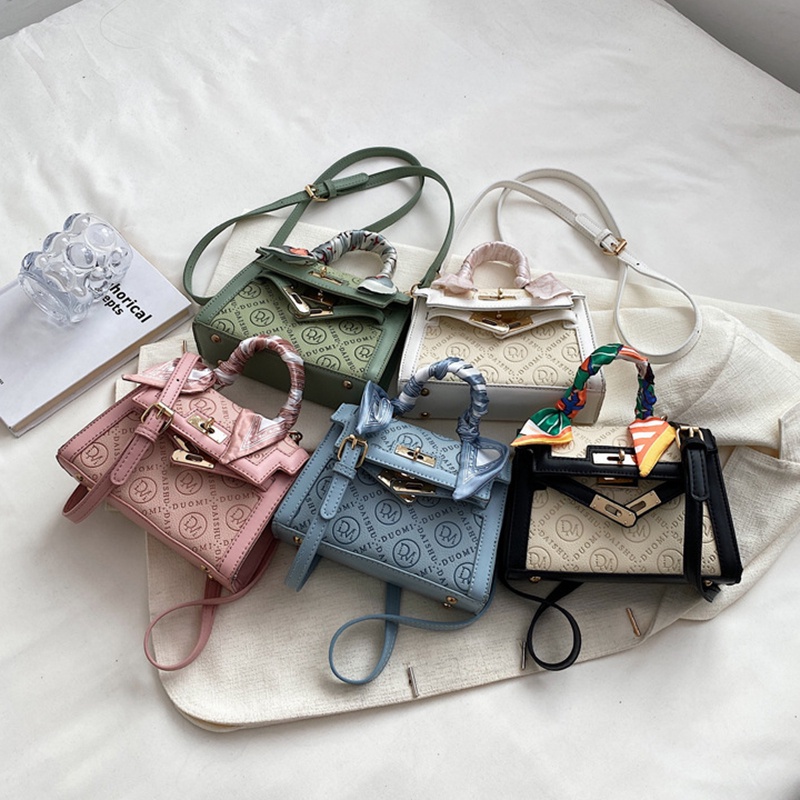 Túi Đeo Chéo Vai Bằng Lụa Thời Trang Đơn Giản Cho Nữ