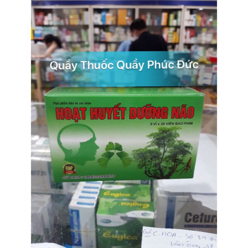 Hoạt Huyết Dưỡng Não giúp tăng cường lưu thông máu,giảm tình trạng rối loạn tiền đình