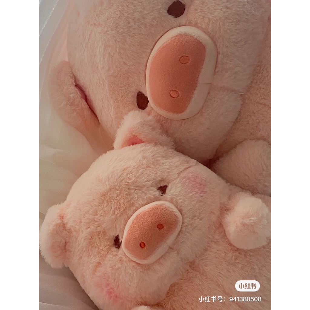 Có SẵnGấu bông lợn - Heo bánh mì LuLu tham ăn mập hú.Búp Bê Nhồi Bông Hoạt Hình Siêu Mềm