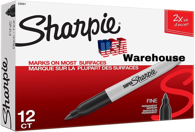 Bút Sharpie đầu Fine USA chính hãng vẽ trên mọi bề mặt