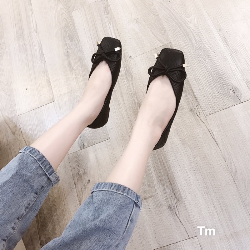 Giày bệt nơ meibaiyi fullbox