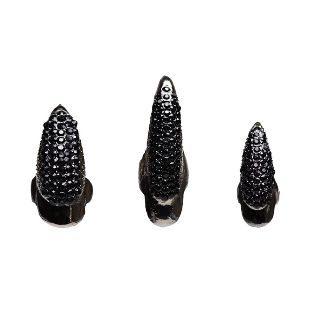 Nhẫn Hợp Kim Đính Đá Hình Móng Vuốt Chim Đại Bàng Độc Đáo Cá Tính