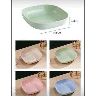 Set 8 đĩa lúa mạch vuông siêu cưng
