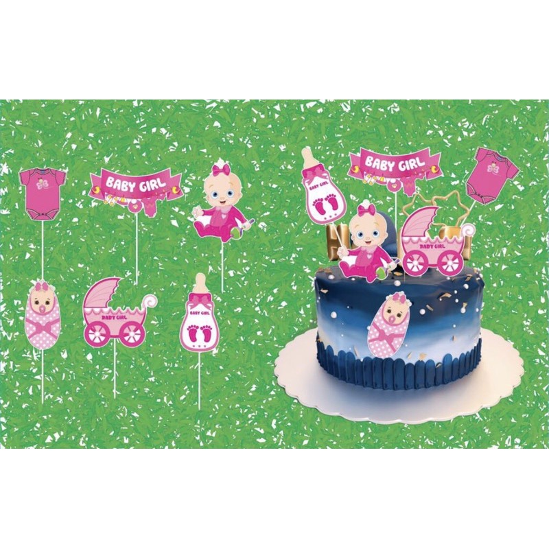 10 set cắm giấy em bé xe nôi VN