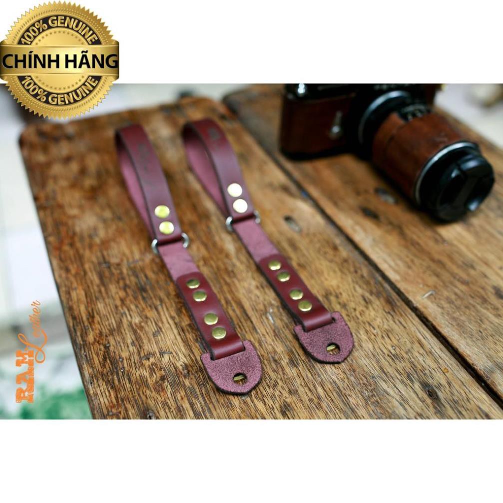 Handstrap của RAM Leather chuyên dùng cho máy film và mirroless .