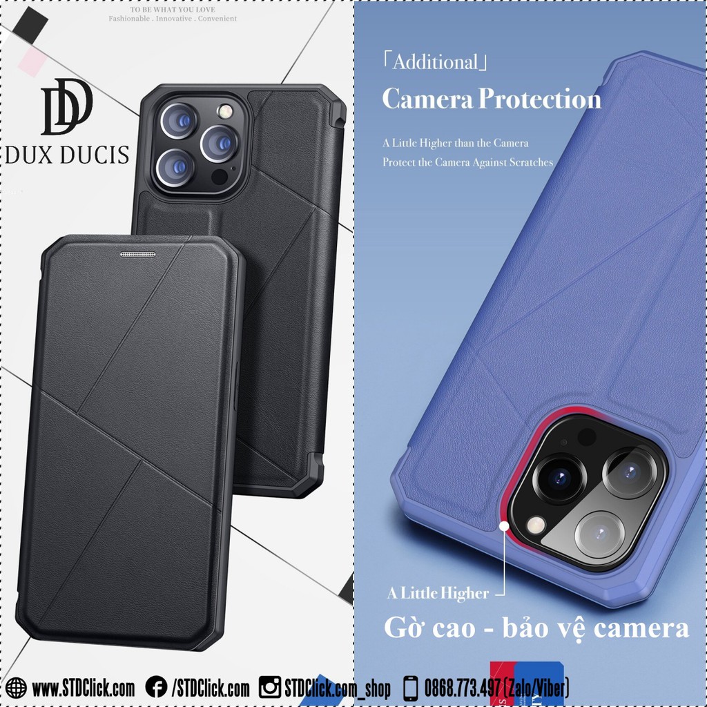 BAO DA IPHONE 13 - 13 PRO - 13 PRO MAX DUX DUCIS SKIN X CHÍNH HÃNG
