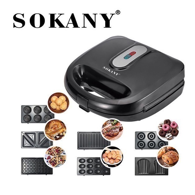 MÁY LÀM BÁNH ĐA NĂNG 7 LOẠI KHUÔN CHÍNH HÃNG SOKANY