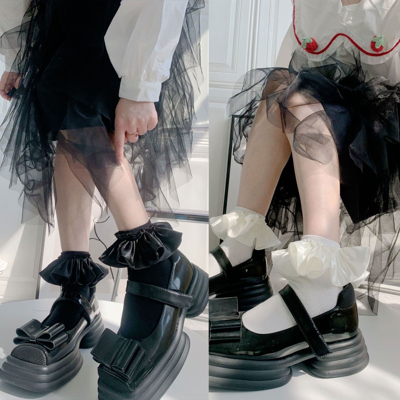 Vớ Phối Bèo Phong Cách Lolita Ngọt Ngào Cho Nữ
