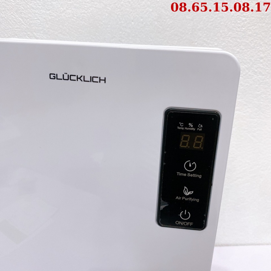 Máy hút ẩm GLUCKLICH GL-2200A 750ml/ngày - Có chức năng lọc không khí, hẹn giờ - Hàng chính hãng Đức