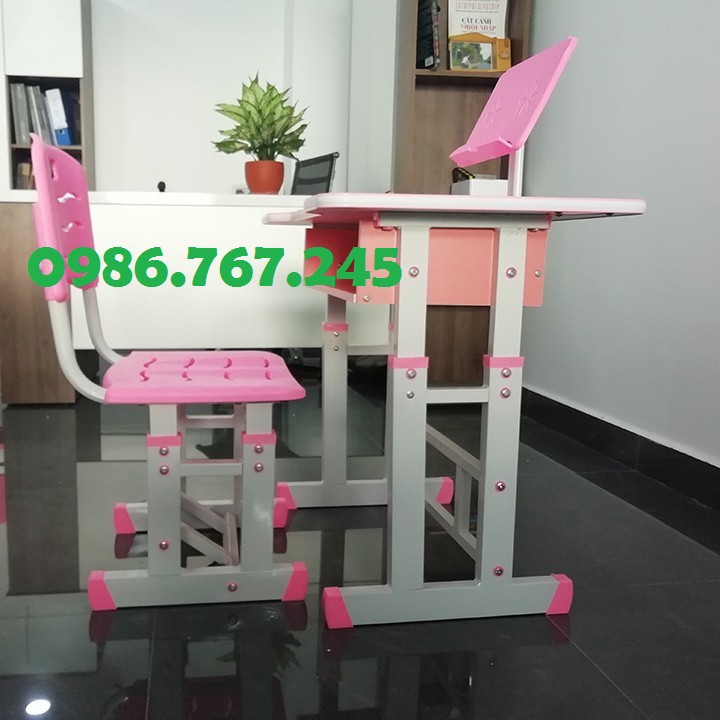 Bàn Học Sinh Chống Gù Chống Cận Cao Cấp A7-A8( Có Đèn và Kẹp Sách) | BigBuy360 - bigbuy360.vn