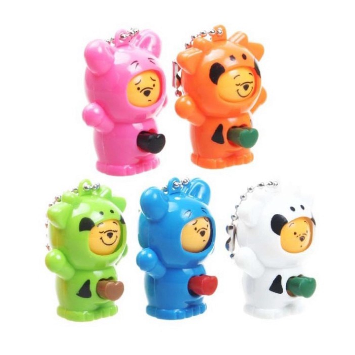 Móc khóa chibi hình búp bê bấm nút thay đổi khuôn mặt-Móc khóa cảm xúc-Móc khóa chibi thay đổi khuôn mặt