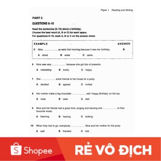 Key English Test (KET) - full 7q - Tặng Audio