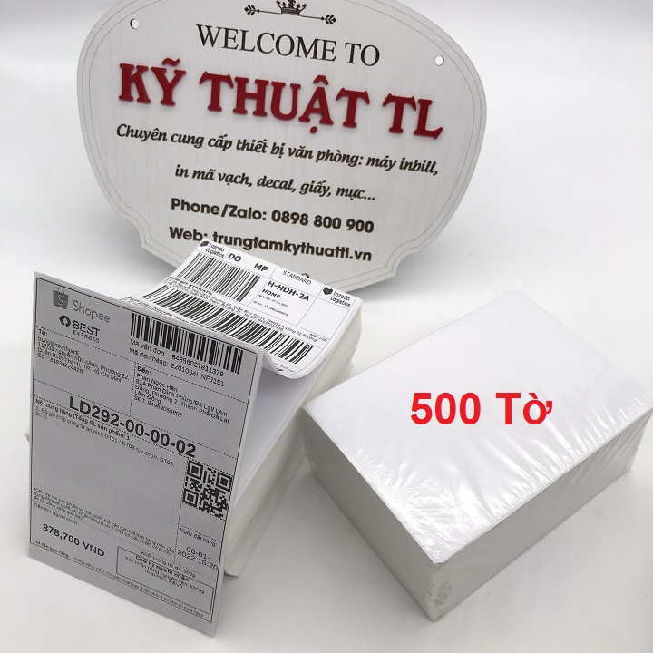 Giấy A6 in đơn hàng TMĐT và tem vận chuyển 100x150mm dành cho máy in nhiệt RP421, XP470B - XP420 - XP490B
