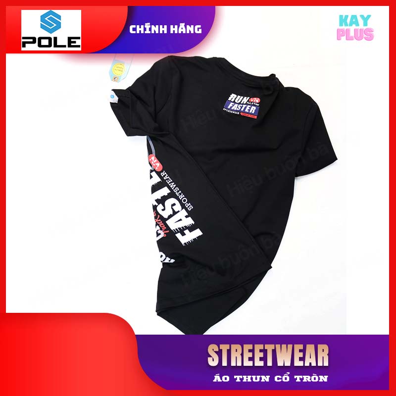 Áo thun Nam &amp; Nữ cổ tròn POLE - Streetwear 03
