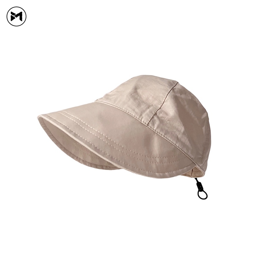 Nón Vành Chống Nắng Có Dây Rút Thoáng Khí Khô Nhanh Phong Cách Hàn Quốc Thời Trang Mùa Hè Cho Nữ