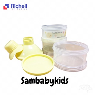 Hộp Chia Sữa Bột 3 Ngăn Richell