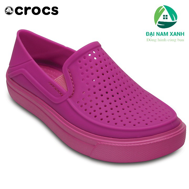 Giày Crocs Trẻ Em CitiLane Roka Slip-On (Màu Vibrant Violet)