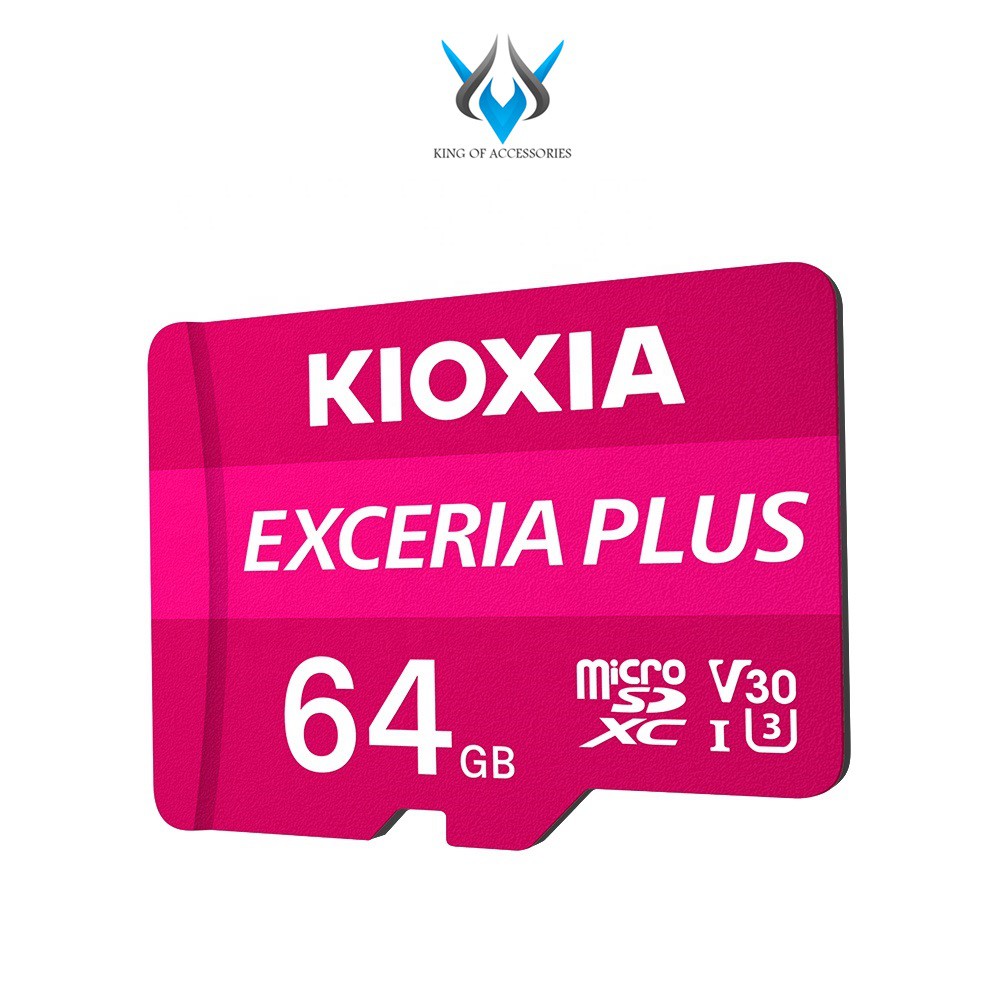 Thẻ nhớ MicroSDXC Kioxia Exceria Plus 64GB U3 4K V30 A1 R100MB/s W65MB/s