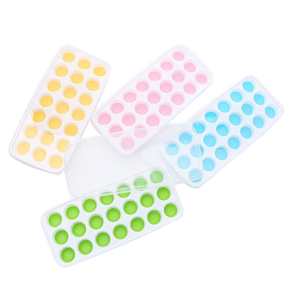 Khuôn Silicone Làm Đá Uống Cocktail Có Nắp Đậy