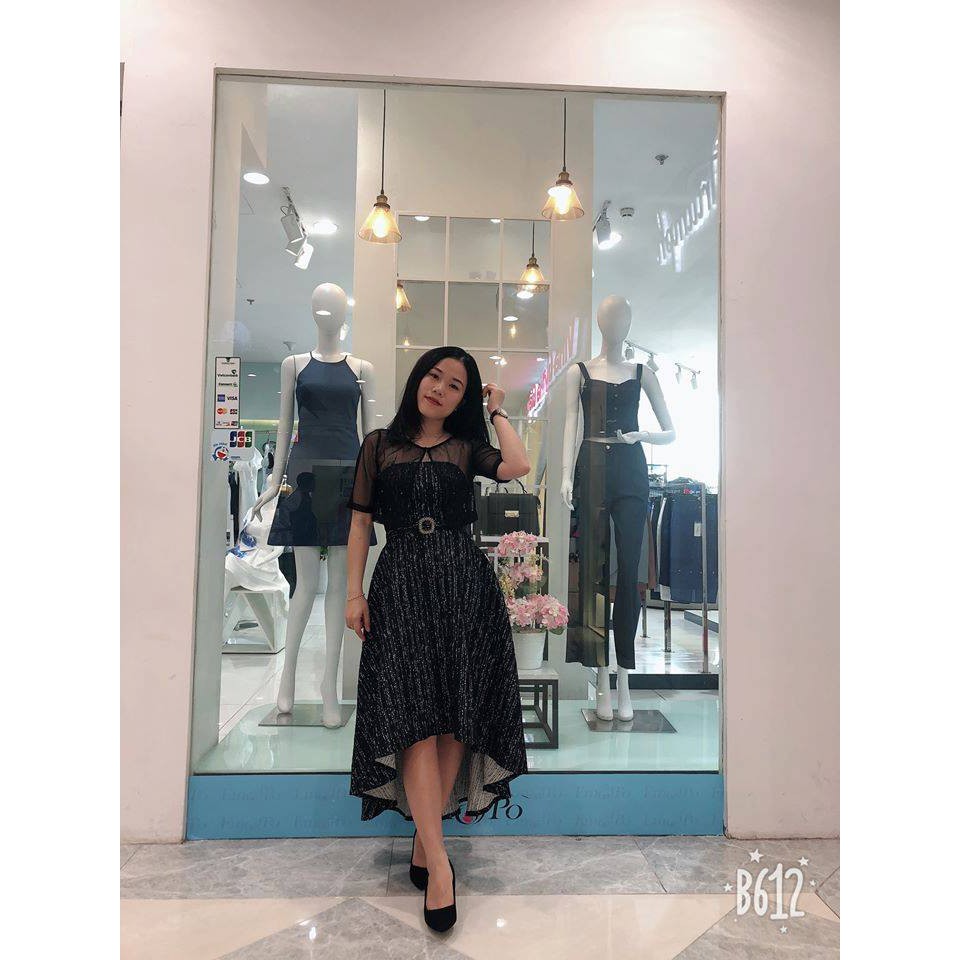 Đầm cúp ngực kèm áo Emspo DS2589 - SMM1985 (Đen, Xanh)