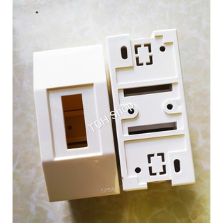 Hộp át cài nổi đơn, nổi đôi, Vỏ át Lioa hộp chứa aptomat